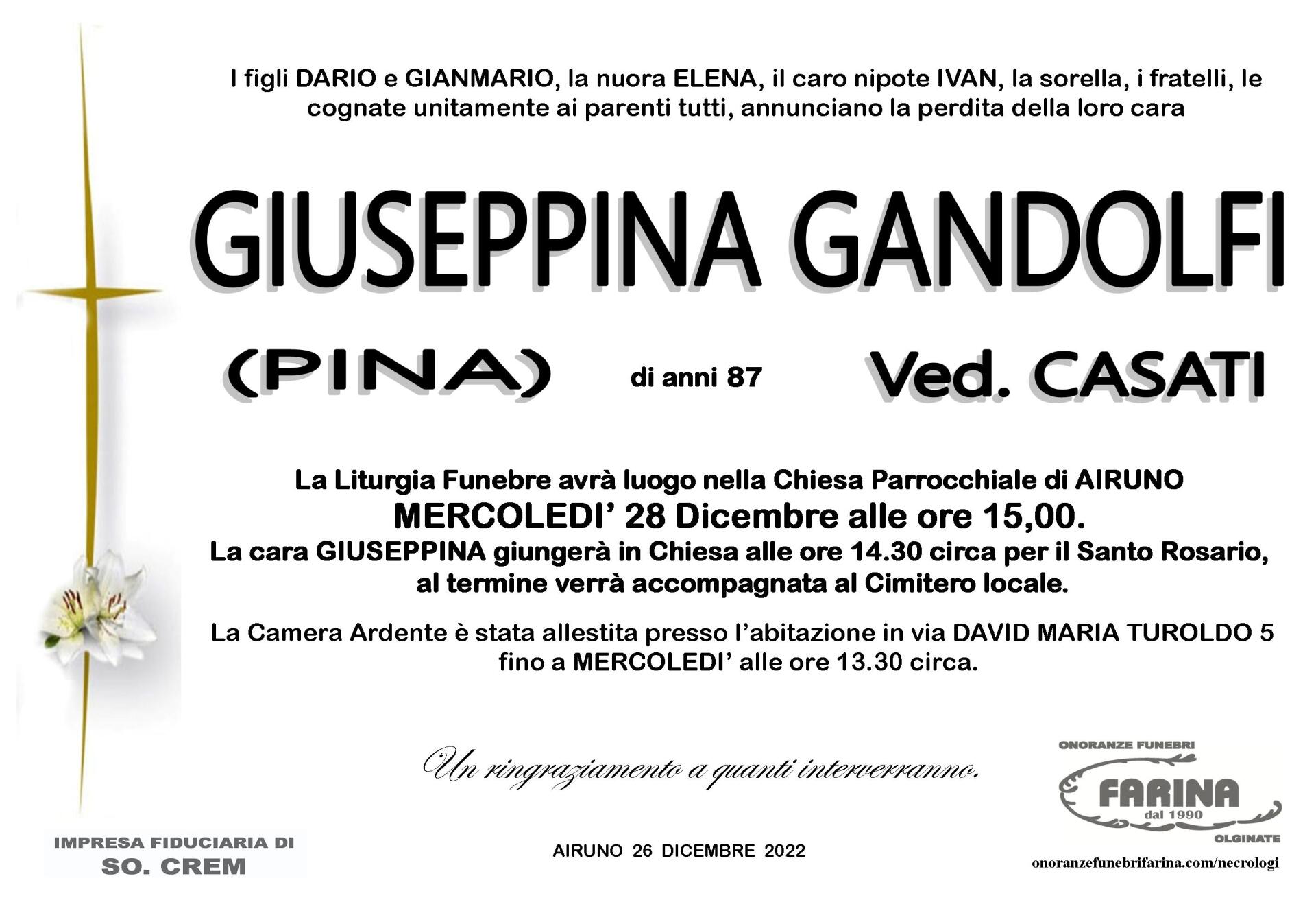 giuseppina gandolfi