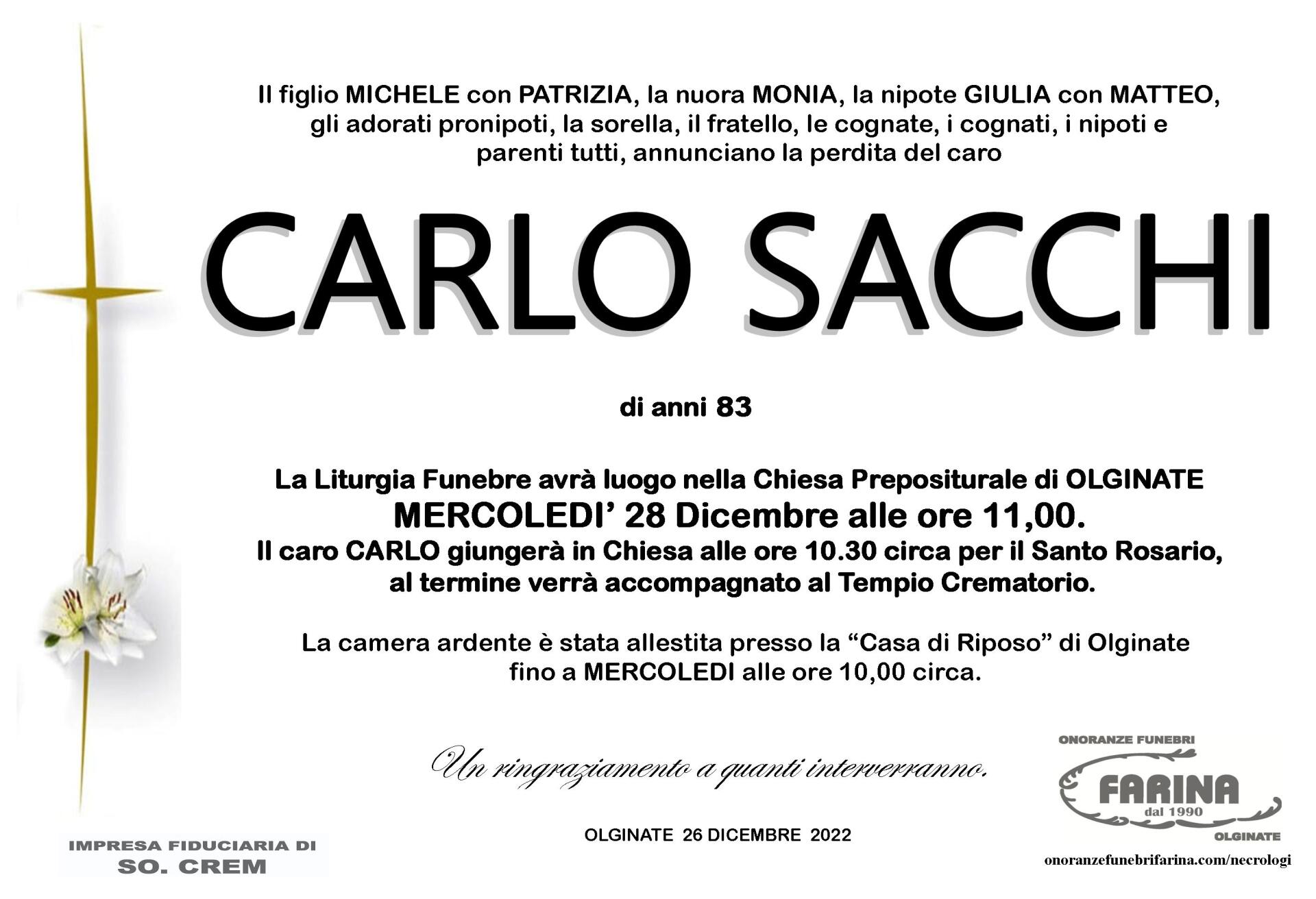 carlo sacchi