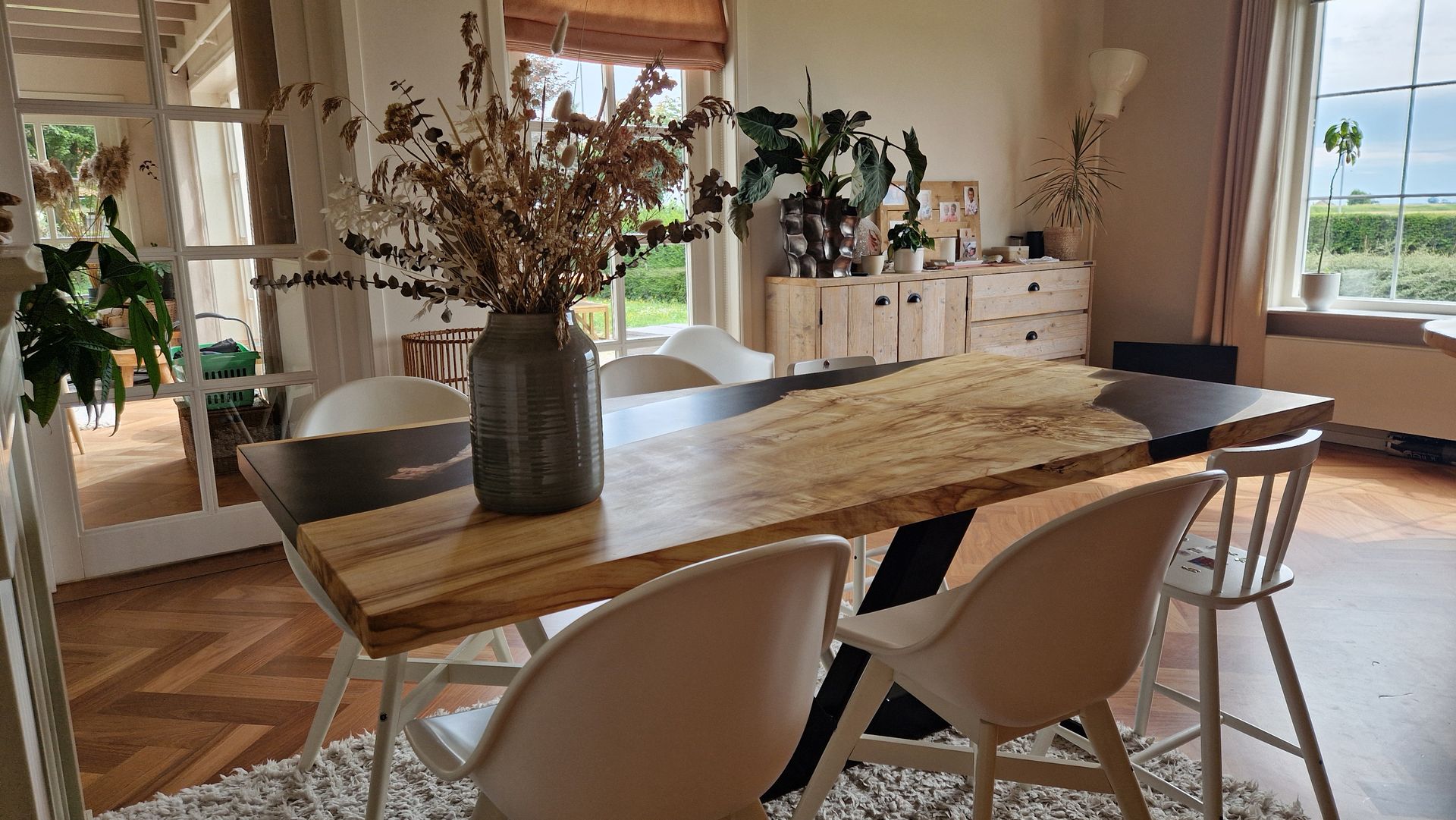 Eettafel esdoorn