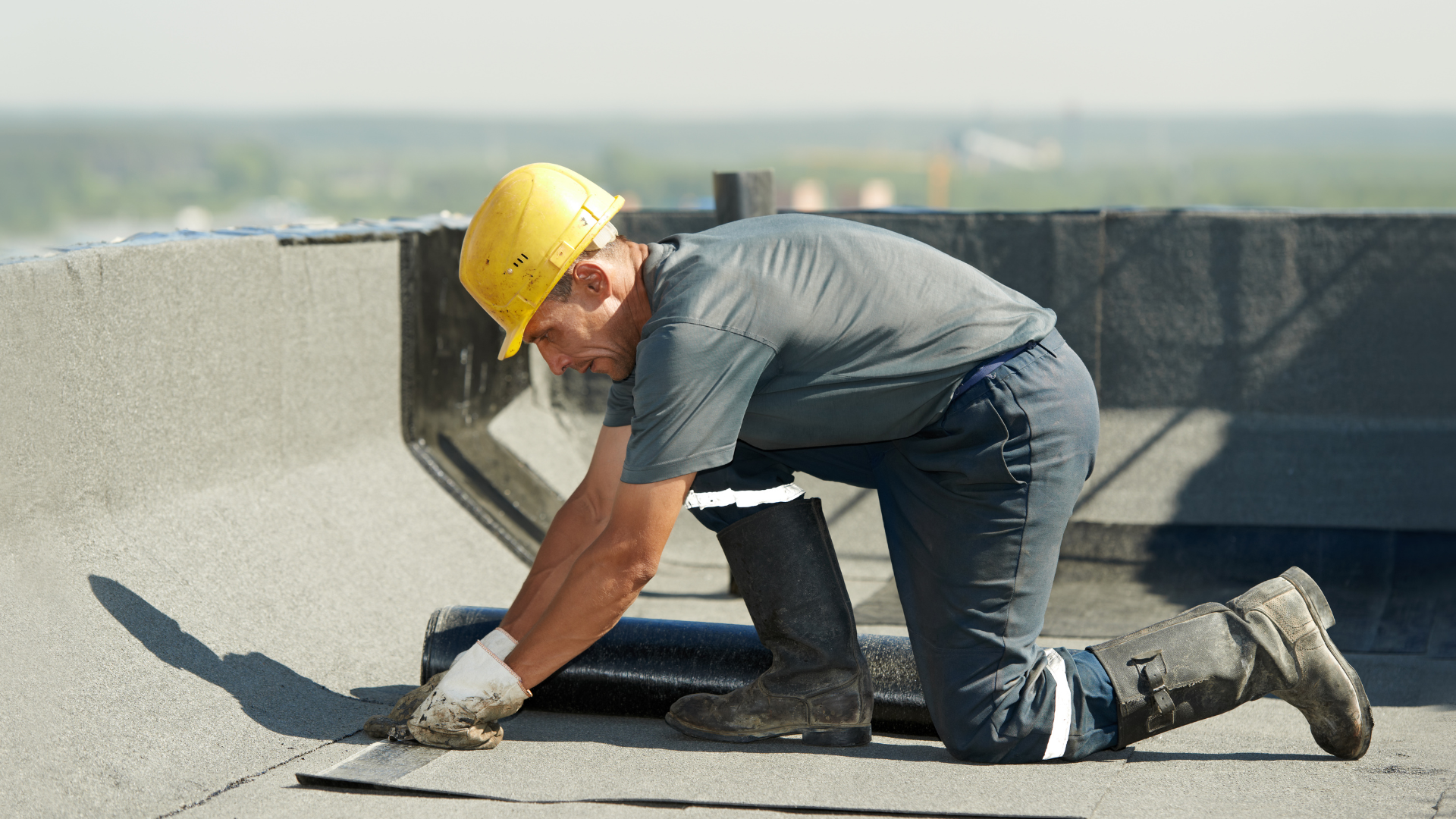  flat roofing installation