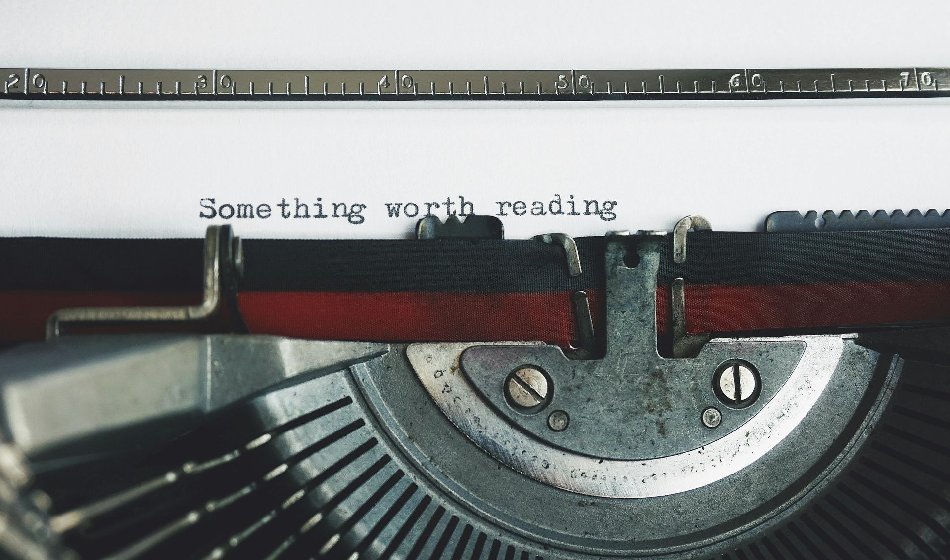 Typewriter printing 