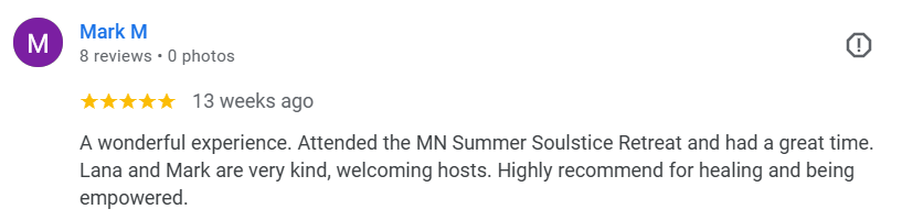 Review snippet for Mark M with 5 stars, praising a lawyer for helpful and quick service.
