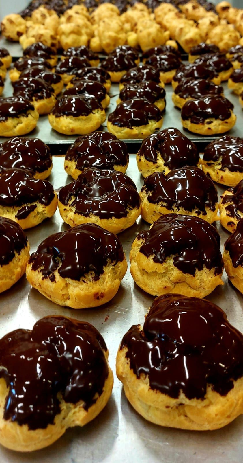 bignè al cioccolato