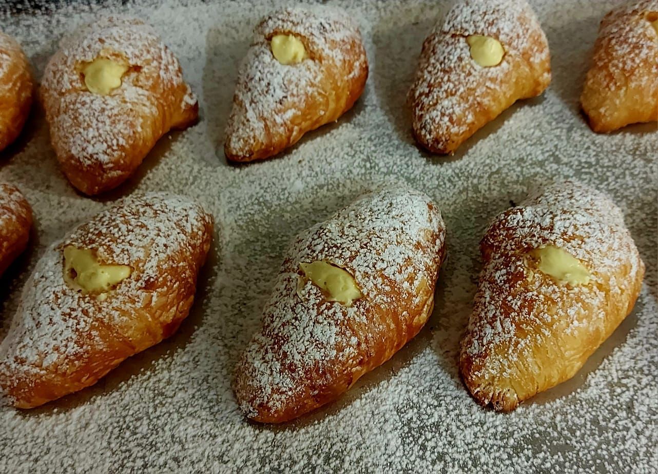 cornetti con la crema