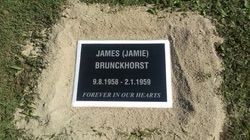 Grave marker for James (Jamie) Brunckhorst, 9.8.1958 - 2.1.1959, 