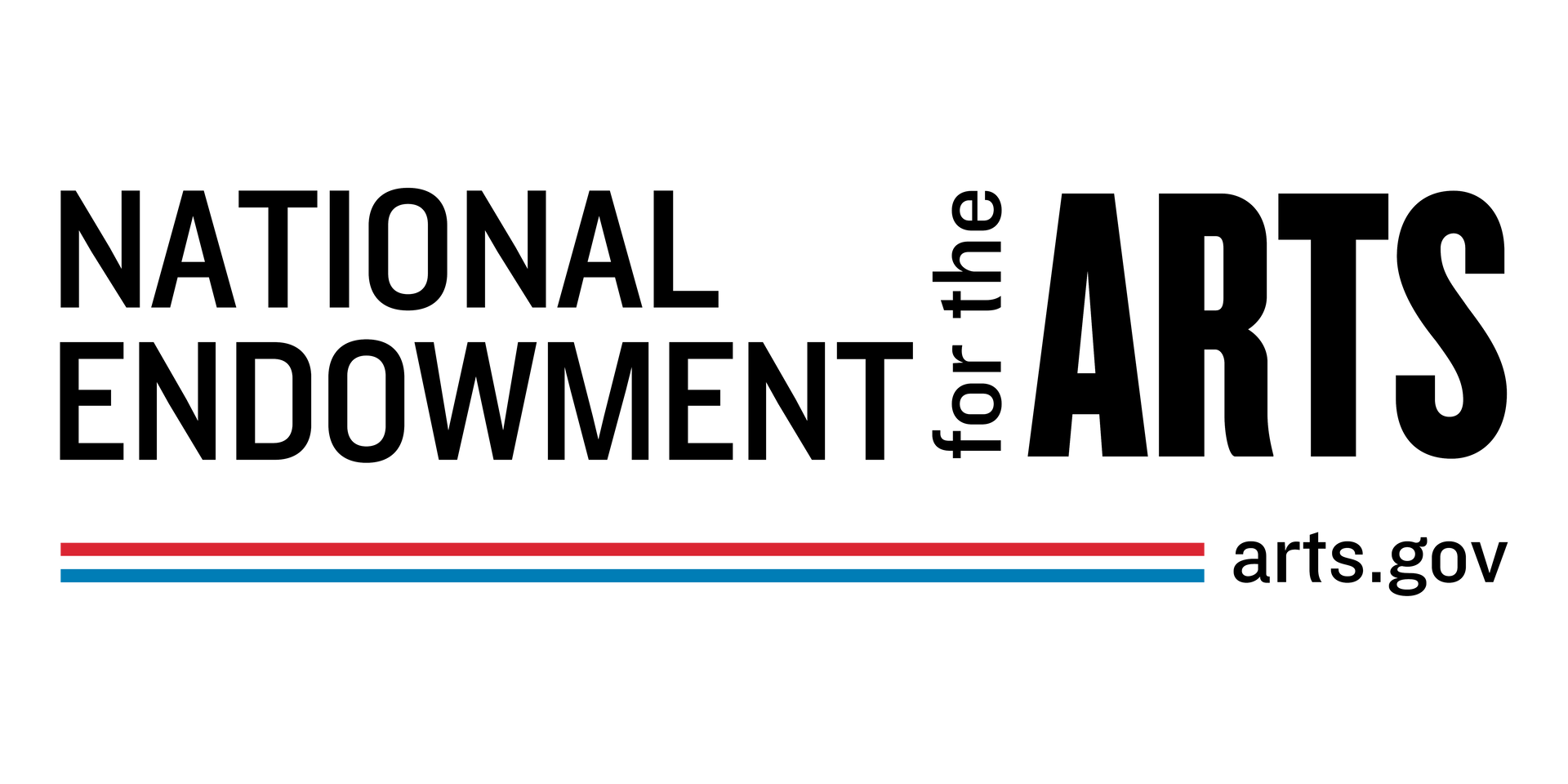 National Endowment for the Arts logo with text