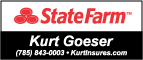 State Farm logo with name Kurt Goeser and contact info.