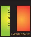 Logo for Lawrence Theatre: Green vertical rectangle with 