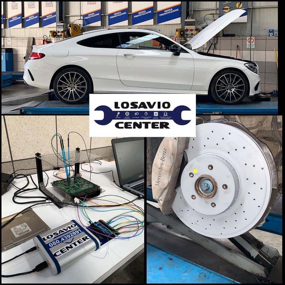 Riparazione centralina auto bianca