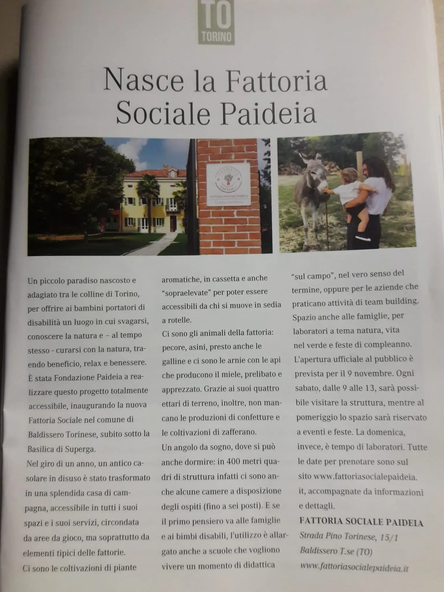 articolo di giornale