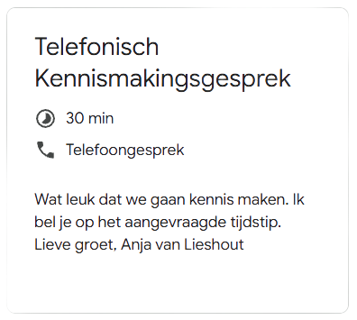 Plan je gratis kennismakingsgesprek!