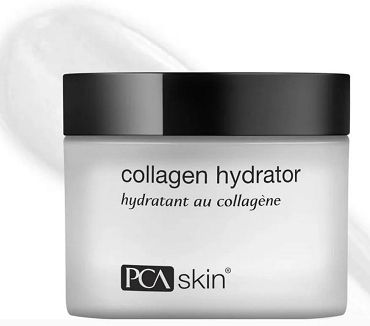 A white jar of collagen hydrator by pca skin
