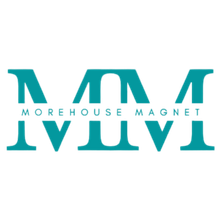 A logo for a company called morehouse magnet