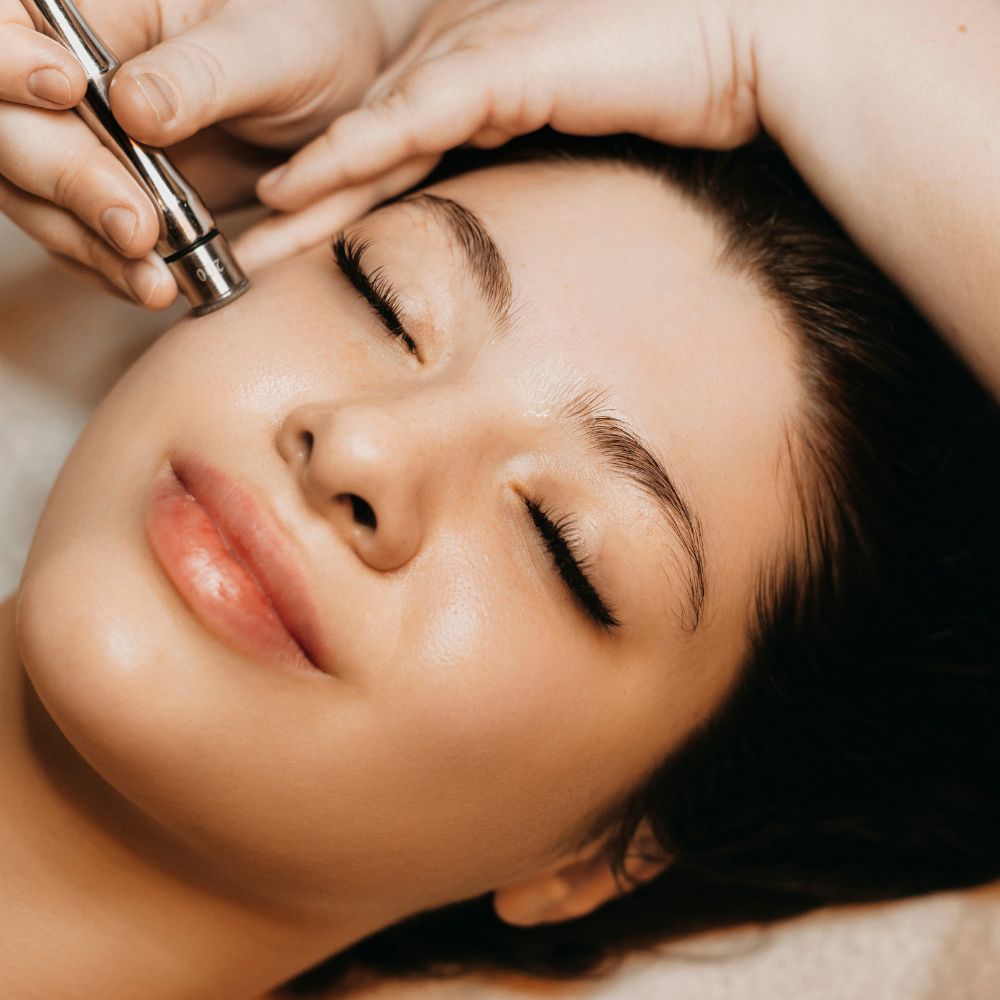 DermaFusion microdermabrasion being performed on a patient at AgeSmart in New City, New York