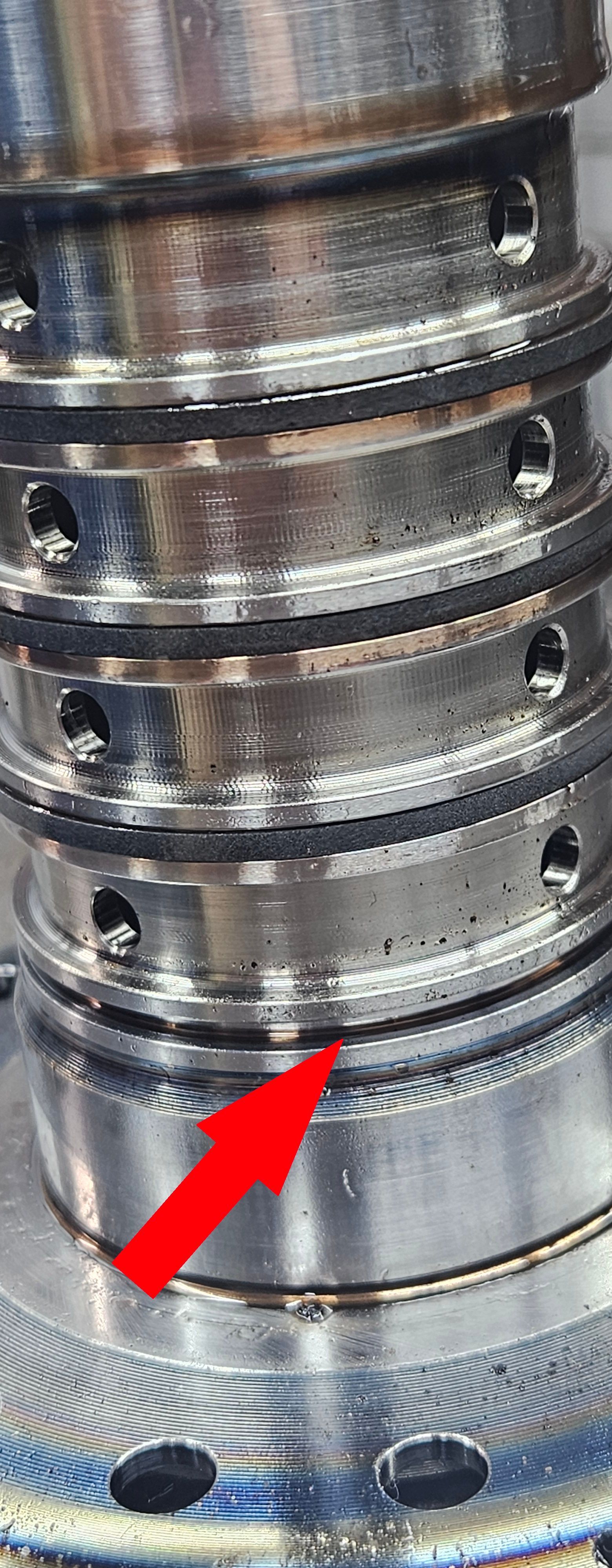 Image of Hub Ring showing issue with transmission | Boeser Automotive