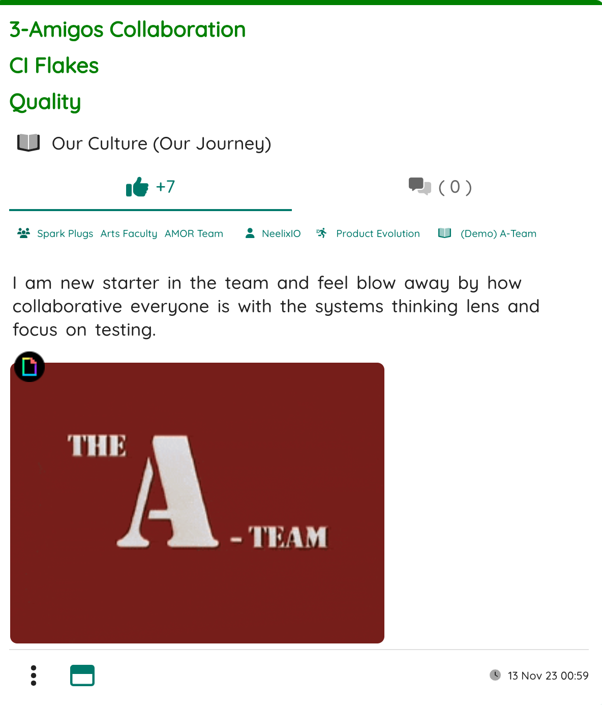 Live pulse employee feedback