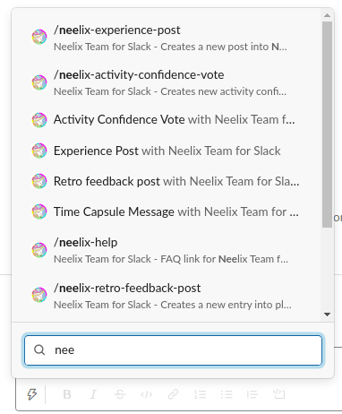 Slack integration | Neelix Platform