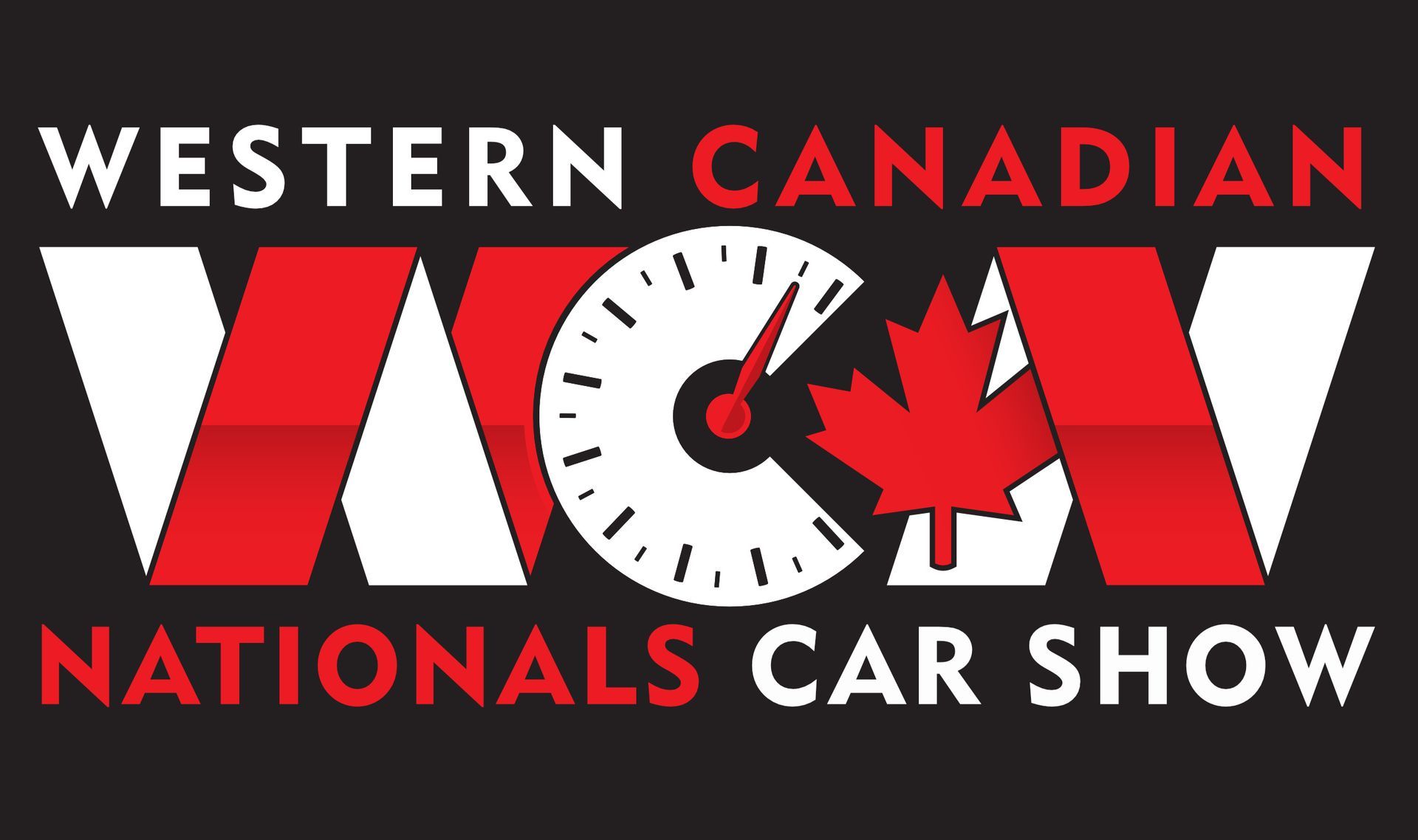 A logo for the western canadian nationals car show