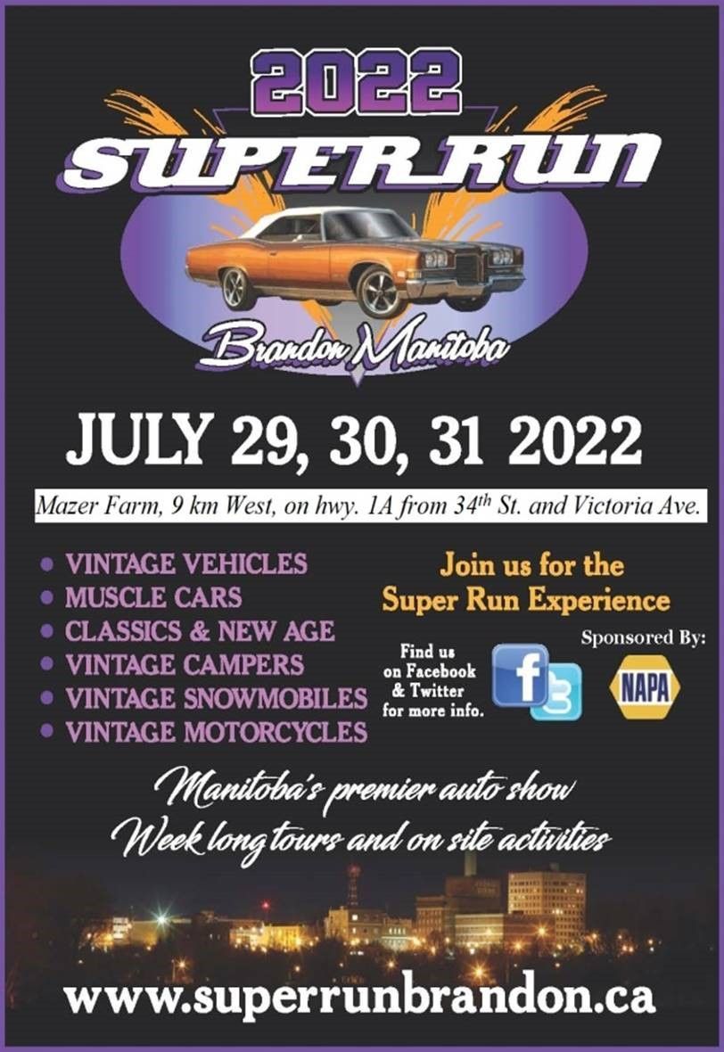 A poster for the 2022 super run on july 29 , 30 , 31 2022