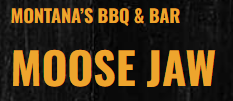 Montana’s BBQ & Bar sign reading “MOOSE JAW” in bold orange text on a dark background