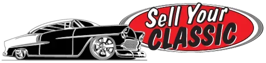 Classic car logo with a black vintage car and red text reading “Sell Your CLASSIC”