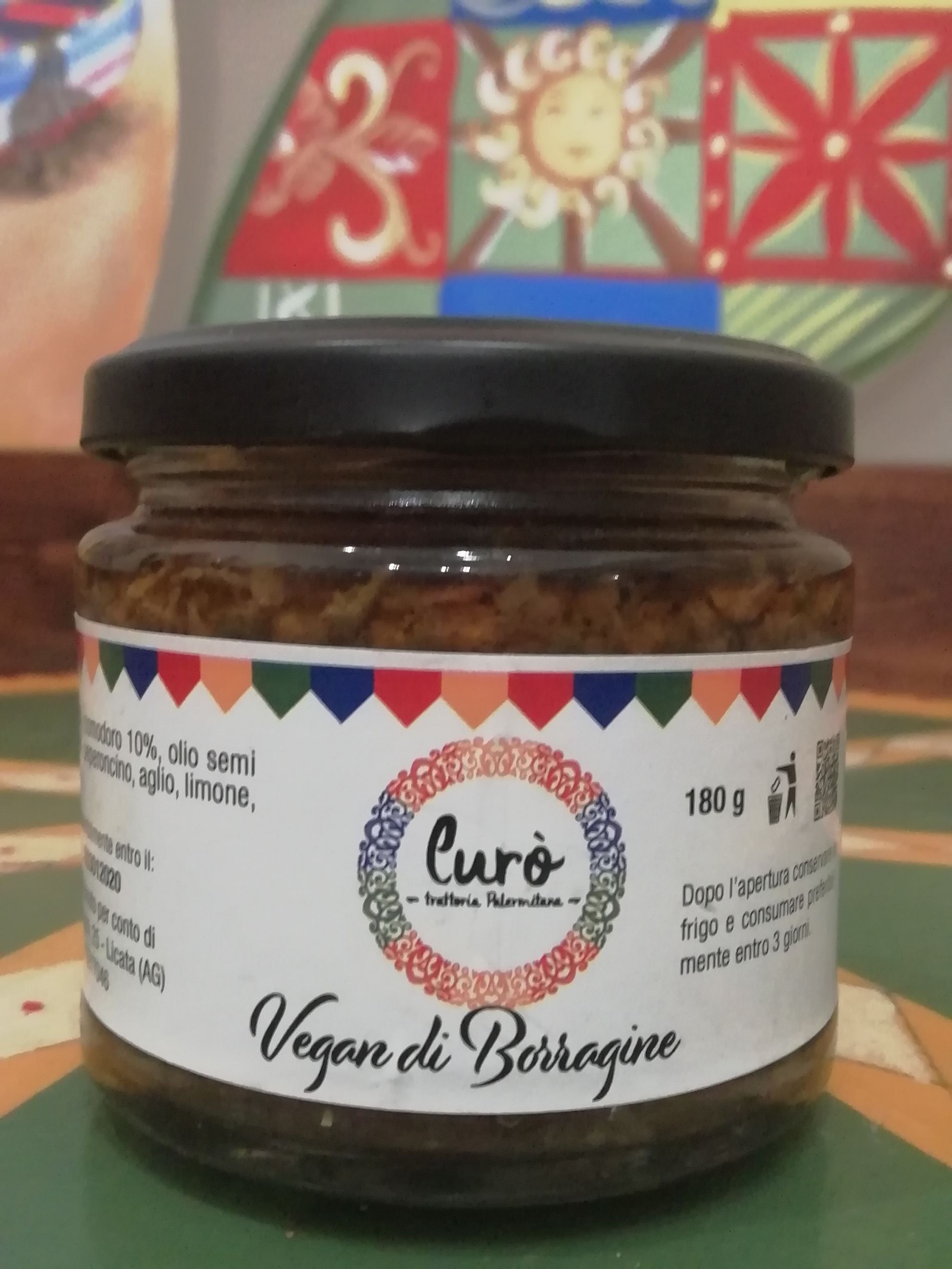 conserva di borragine siciliana