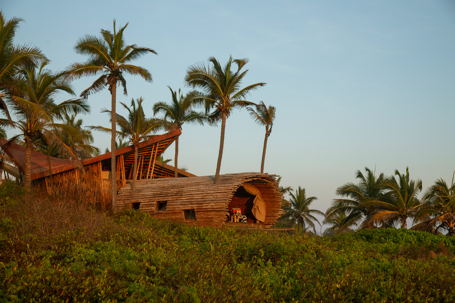 award-winning bamboo treehouse