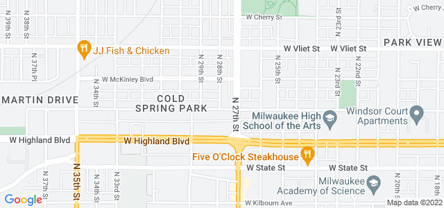 Map of business location