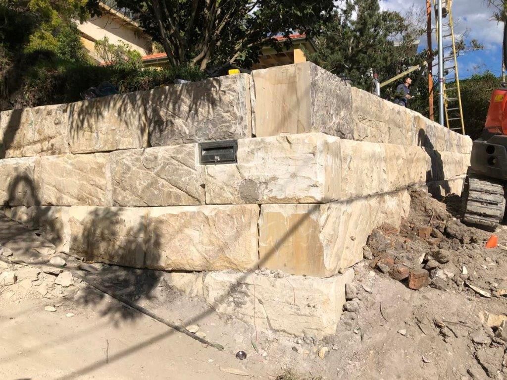 Sandstone — Central Coast NSW — Anton Constructions Pty Ltd