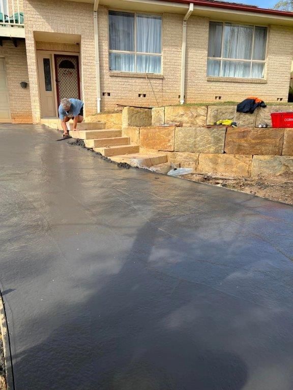 Concrete Pavement Driveways — Central Coast NSW — Anton Constructions Pty Ltd Concrete Pavement Driveways — Central Coast NSW — Anton Constructions Pty Ltd