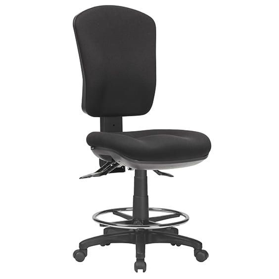 Aqua Drafting Chair High Back