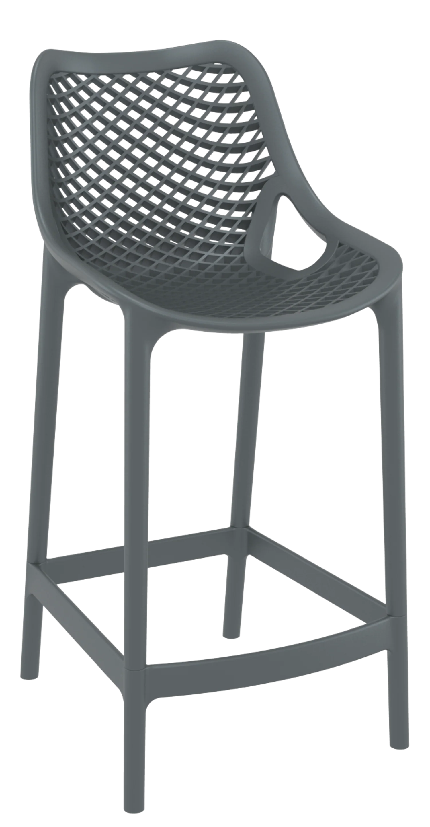 acti low stool chrome sled frame