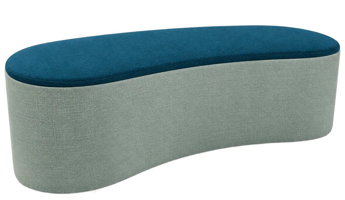 kidney ottoman