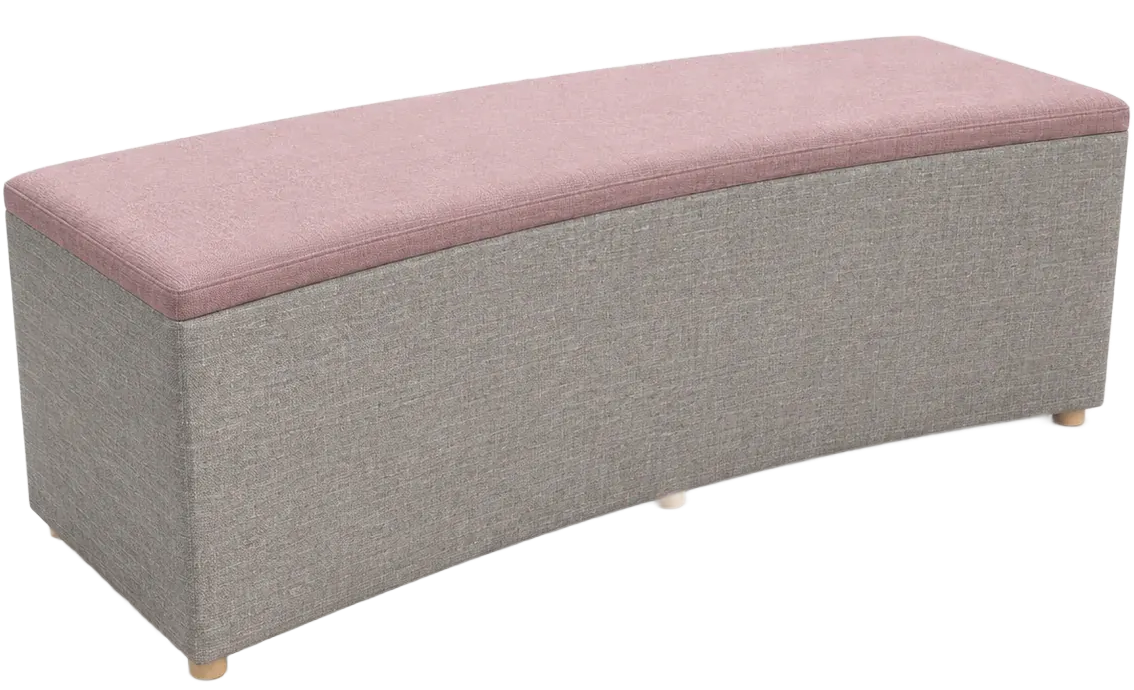 curved ottoman
