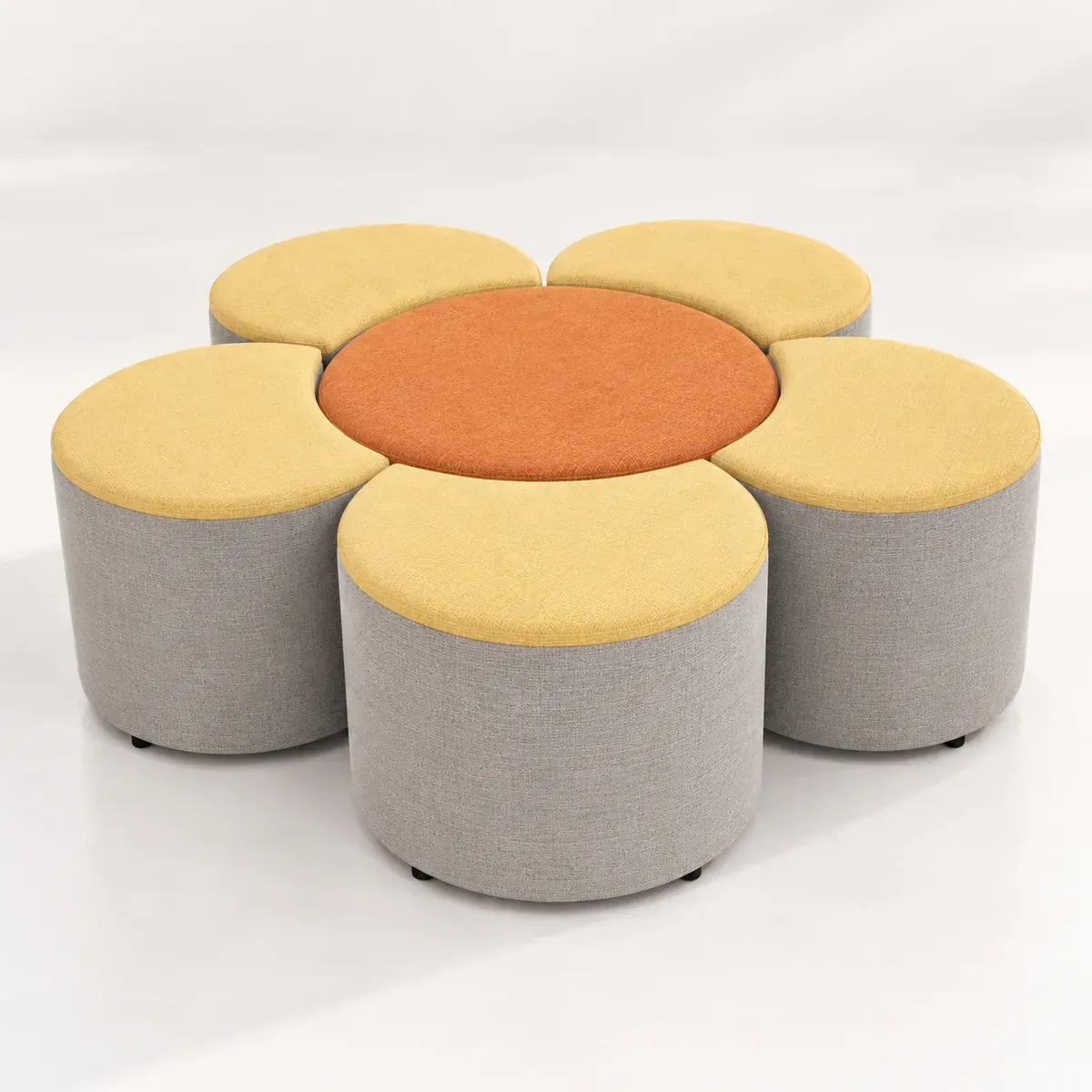 flower ottoman