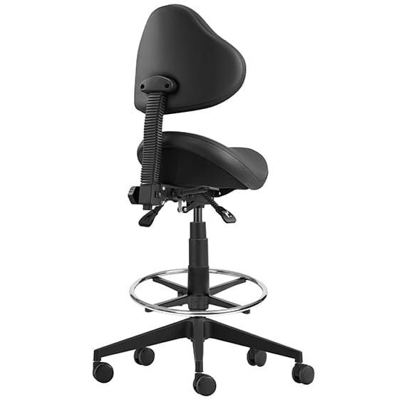 saddle stool with back