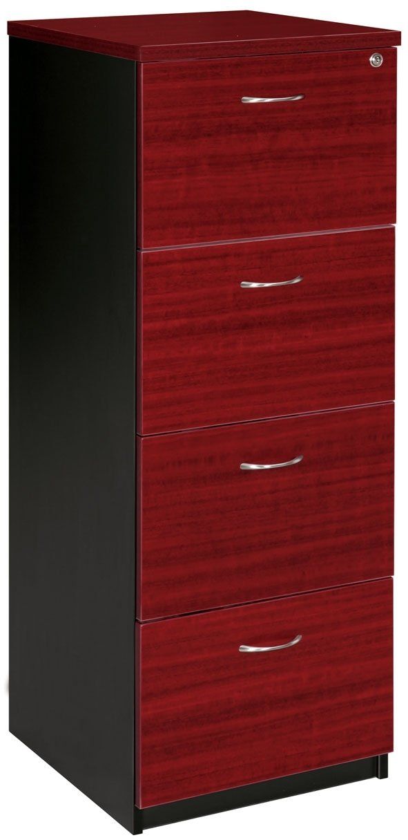 4 drawer filing cabinet redwood