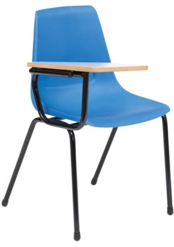 shell chair with tableau arm