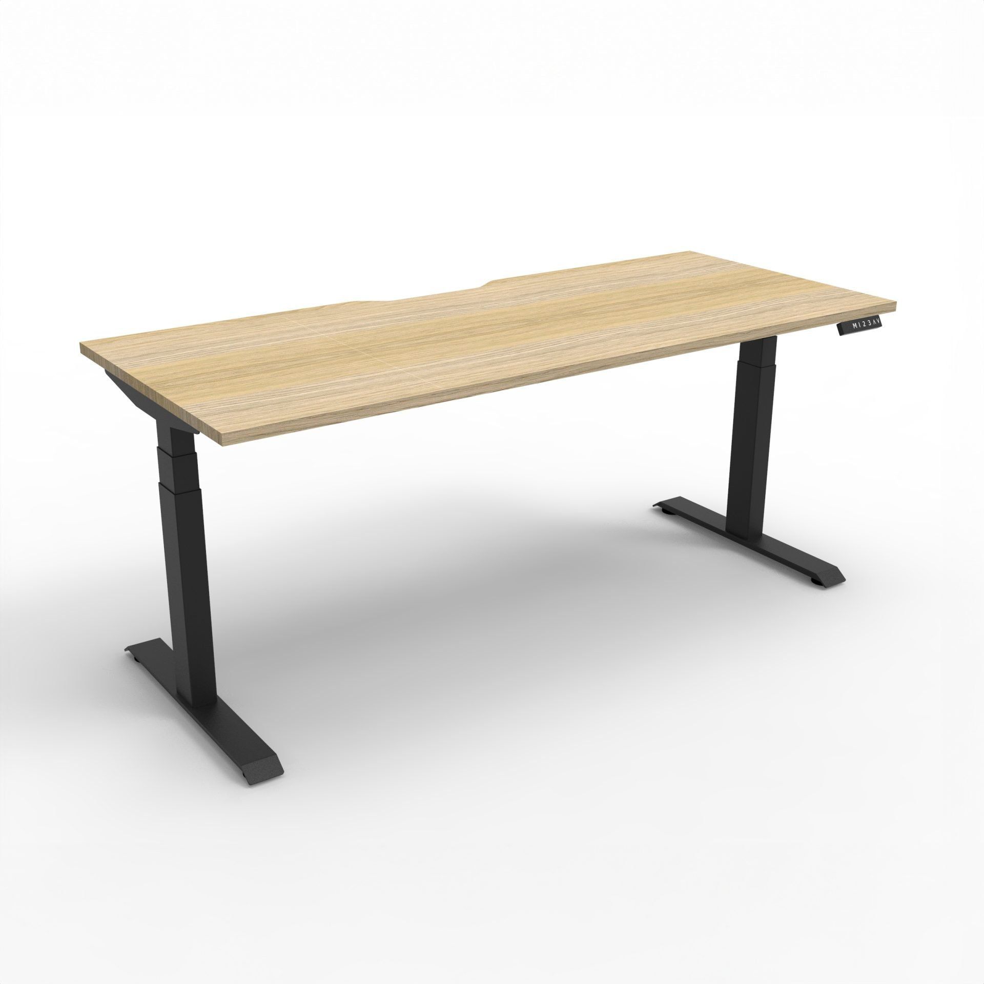 rectangular sit-stand desk