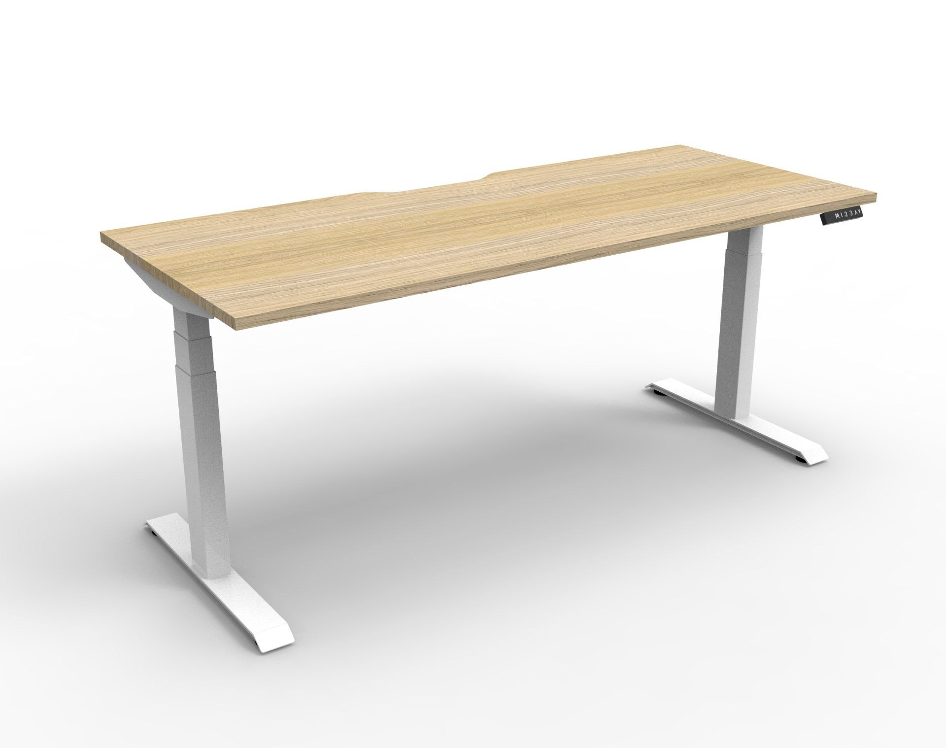 rectangular sit-stand desk