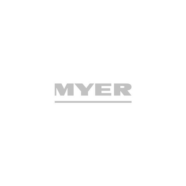 MYER logo in gray text, with a horizontal line beneath the word.