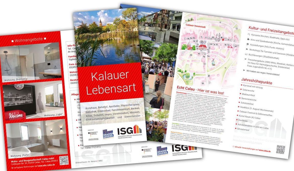 Image-Faltblatt der WBC und ISG