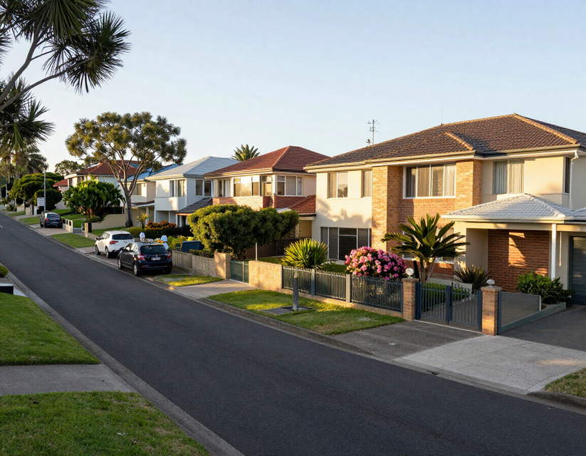Pacific Pines streetscape