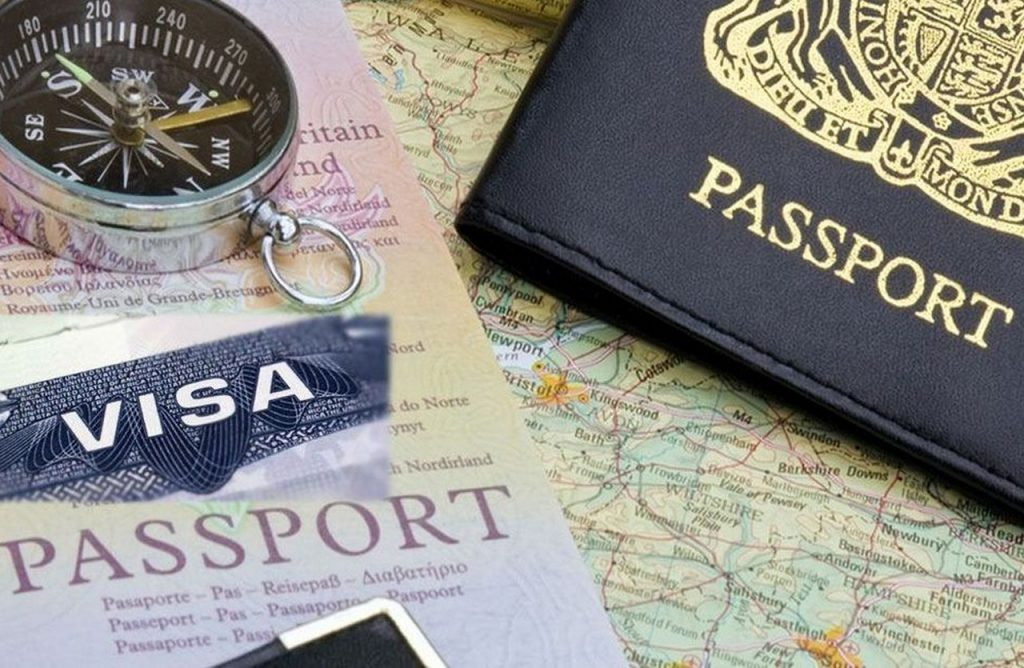 Travel documents and passport check for private jet international flights
