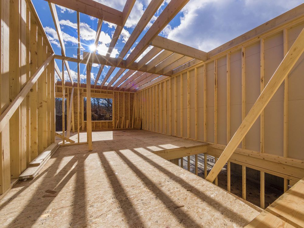 New Construction Of A House Framed — Trussted Frames & Trusses in Taree, NSW