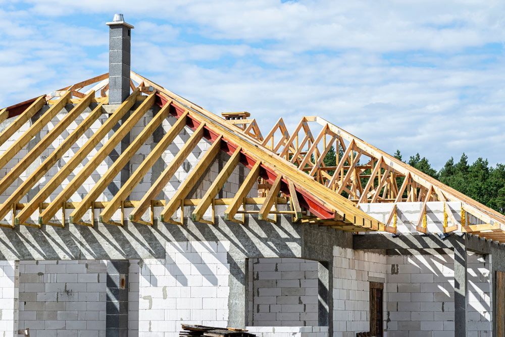 Roof Trusses Connected To The Roof Truss — Trussted Frames & Trusses in Warners Bay, NSW