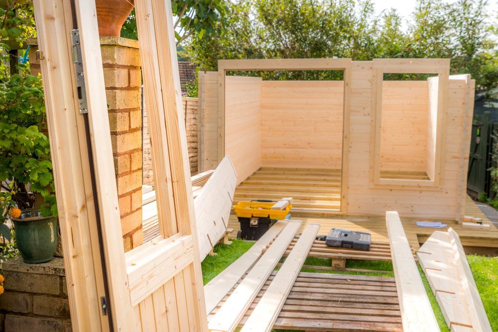 Pine Timber Garden Shed Studio Construction — Trussted Frames & Trusses in Taree, NSW