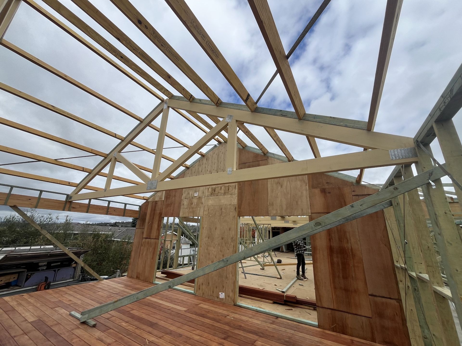 Prefabricated Frames And Trusses Newcastle Construction Project