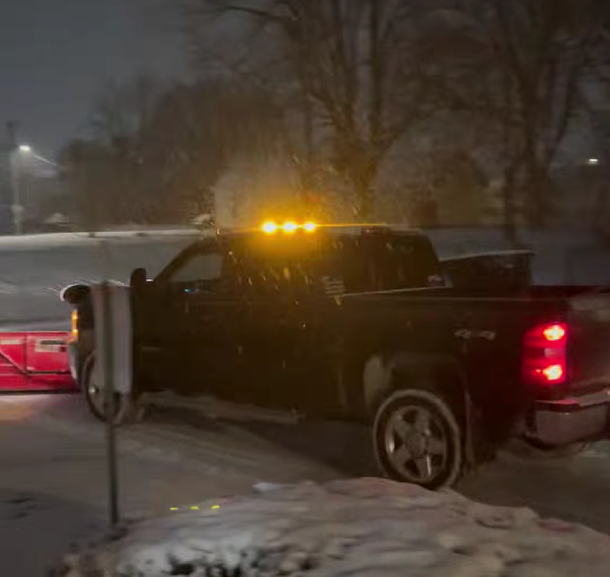 This unit was equipped with a low-profile light bar designed to maintain a clean, appealing look when not in operation. When activated, the light bar delivers a powerful punch of visibility, ensuring the vehicle can operate safely even in harsh weather conditions. This upgrade strikes the perfect balance between professional appearance and uncompromised safety performance.