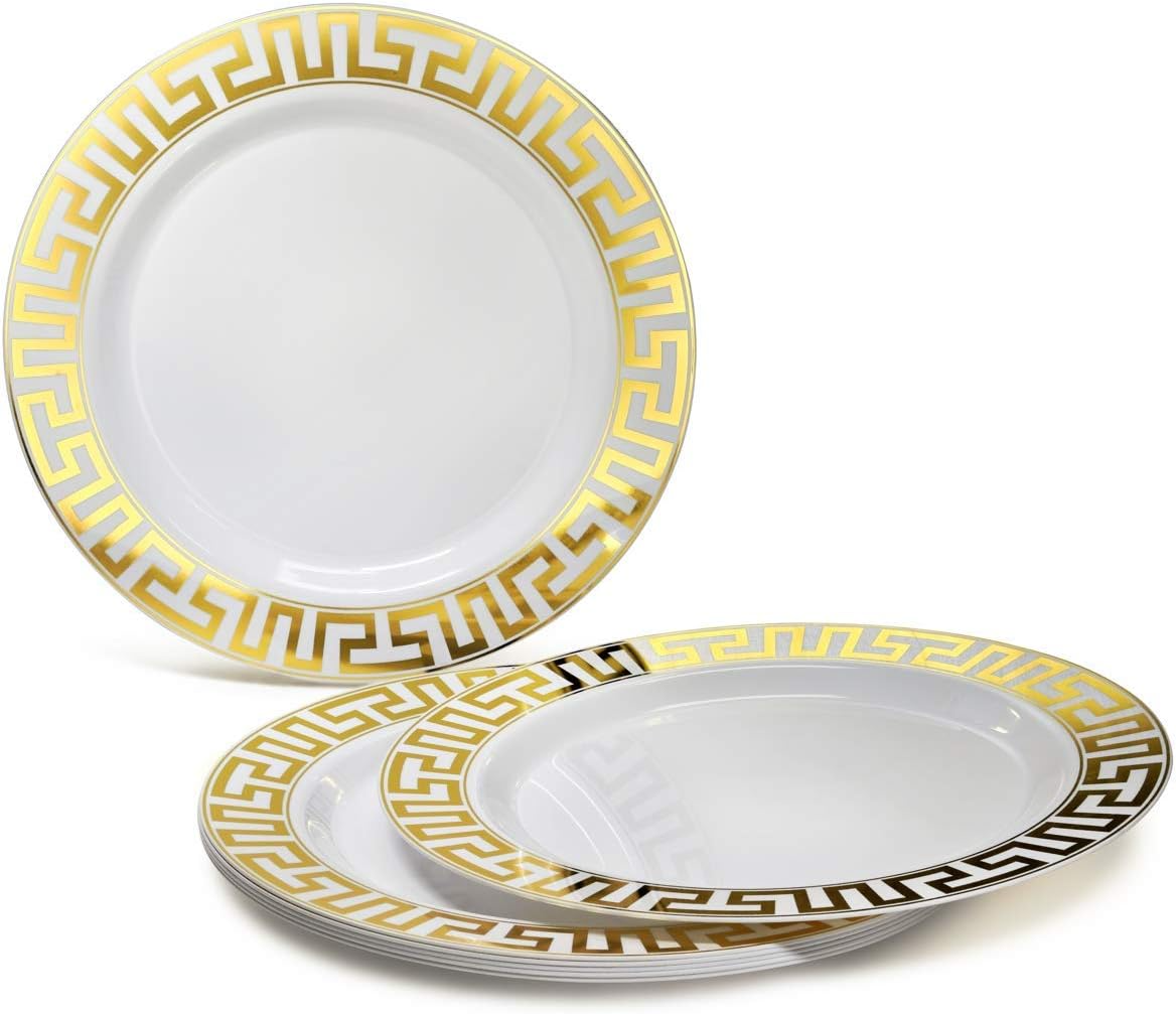 Gold-Trimmed Charger Plate